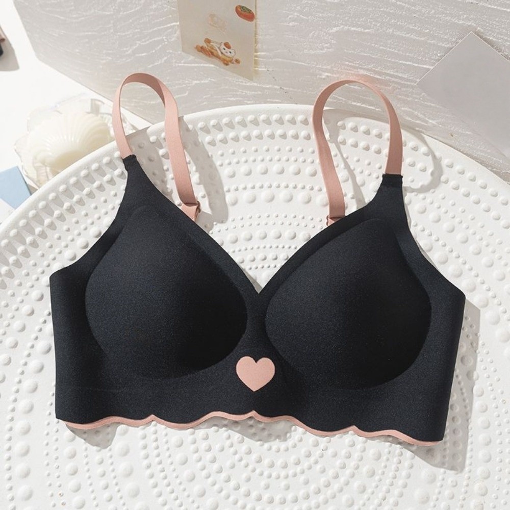 Bralette Wireless Soft - Soft Close-fitting Wireless Bra Shockproof Push